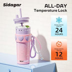 24 oz Ceramic Lined Insulated Stainless Steel Tumbler, Neo Purple - Image 5