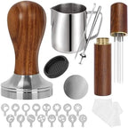58.5mm,Espresso Accessories Kit, 24PCS Coffee Tamper Set ， Barista Kit, WDT Tool,stainlesss Frothing Pitcher, Stirrer, Tamper Mat, Latte Art Pen ， Coffee puck screen by Unknown