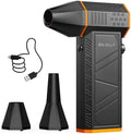 BiLOLLY Compressed Air Duster, 130,000 RPM Electric Air Duster Blower, Rechargeable Turbo Fan with Stepless Speed Control, Portable Mini Jet Blower for Computer, Keyboard, Car, Home and Outdoor by Unknown