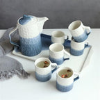 Water Pitcher Ceramic Kettle Set Household Heat-Resistant Tea Cup Set Living Room Cold Kettle Tea Set Water Cup Water Jug - Image 6