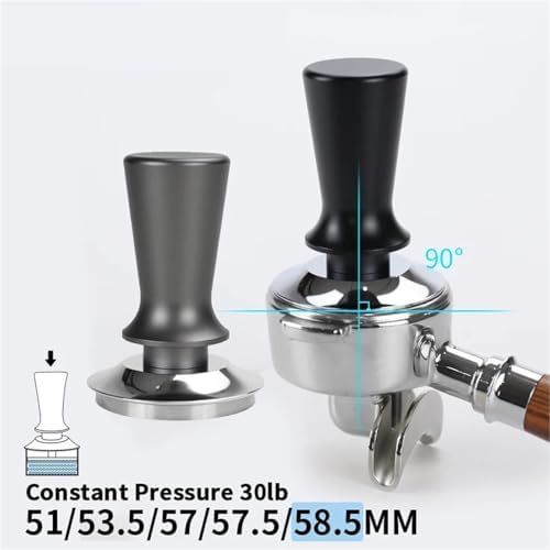 57mm 57.5mm Constant Pressure Elasticity Coffee Tamper Distributor Tool，Compatible For Lelit，Replacement Espresso Machine Accessory(57.5mm,Tamper Holder white) - Image 5