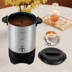 5.2L/175oz 1KW Coffee Urn, Large Capacity 30-Cup Electric Coffee Maker, Fast Heating, Anti-Dry Burn, Stainless Steel Coffee Maker with Removable Filter for Home Office Commercial Use - Image 3