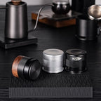IKAPE 58MM Espresso Tamper, New Wooden Handle Design，Premium Barista Coffee Calibrated Tamper with Spring Loaded, 100% Stainless Steel Tamper Compatible with All 58MM Bottomless Portafilter - Image 4