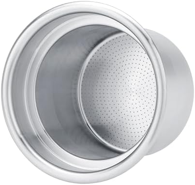 Normcore 54mm to 45.5mm Step-Down Portafilter Basket Kit, CNC-machined From a Solid Block of 304 Stainless Steel, 0.28mm Holes, Includes Dosing Funnel, 45.5mm Puck Screen, 200 Papers Filter - Image 3