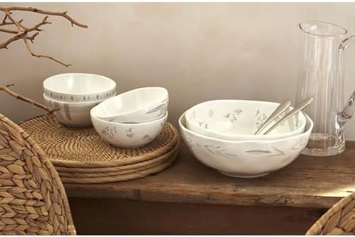 Lenox Oyster Bay 2-Piece Nesting Serving Bowls, 5.50 LB, White - Image 5