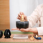 Matcha Set, 9-piece Tea Ceremony Set, Matcha Bowl, Matcha Whisk Stand, Matcha Bamboo Scoop - Image 7