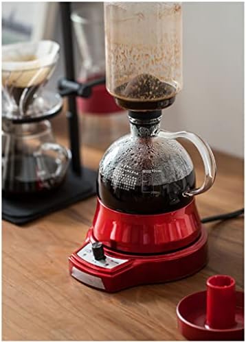 JITEM Cafetera Syphon Vacuum Coffee Maker Glass Electric Siphon Pot Knob Operation 360° Base Keep Warm 500W 400ML Manual Preparation Mode for Coffee or Tea - Image 7