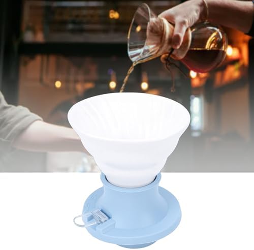 Duokon Pour Over Coffee Maker Portable Ceramic Coffee Dripper with - Image 2