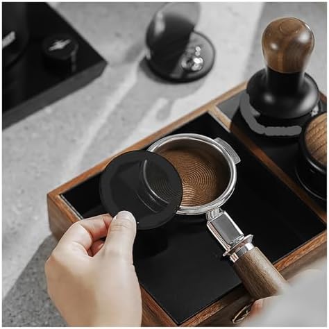 Metal Reusable Coffee Filter For Espresso Portafilter Basket Coffee Accessories,51/53/58.5mm Puck Screen 0.2/0.8mm(51mm Black 0.2mm) - Image 5