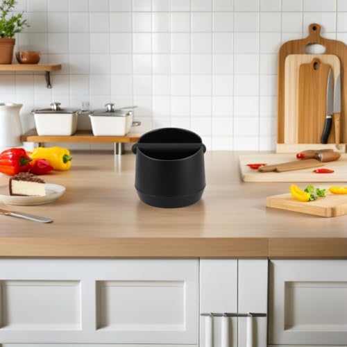 ULTECHNOVO Large Capacity Coffee Knock Box with Anti-Slip Base and Firm Abs Material, Easy to Clean Espresso Waste Bin for Coffee Shops and Bars - Image 7
