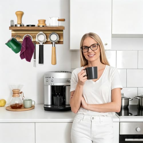 Espresso Accessories Wall Mounted Organizer Station - Image 3