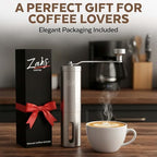 ZaksCoffee Manual Coffee Grinder Stainless Steel Core – Hand Coffee Grinder with 11 Adjustable Settings, Durable Handle and Knob, Portable and Quiet Design for Travel or Home Brewing - Image 5