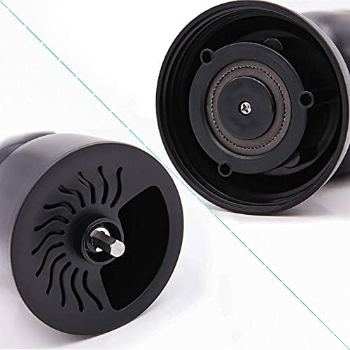 Coffee Grinder Manual Coffee Grinder with Ceramic Burrs Hand Coffee Mill with Two Containers Adjustable Coarseness Refillable Lids - Image 7