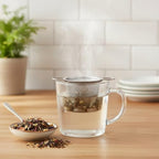 Stainless Steel Tea Infuser for Loose Leaf - Fine Mesh Strainer Fits Mugs & Cups (1.5-1.77 Inch Diameter) - Image 3