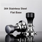 51.6mm Elasticity Adjustable With Scale Lines Stainless Steel Coffee Tamper，Compatible For La Pavoni，replacement Espresso Accessory(Olive wood) - Image 5