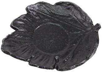 2 Sado Black Leaf Teacup Saucer+2 Green Polka Dot Hobnail Japanese Cast Iron Tea Cup Teacup - Image 4
