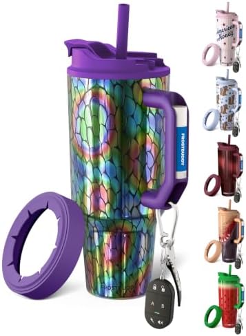 Frost Buddy Thicc Buddy 50oz Tumbler - Spill-Proof Flip Lid (Metallic Myth) by FrostBuddy