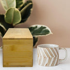 Bamboo Tea Organizer Box Chemical Free Eco-Friendly Big, Tall, Adjustable Cubbies Natural Wooden Storage Chest (4-Slot Across 14.3"x 4.4" x 4.2") - Image 6