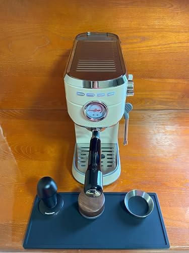 51mm Bottomless Portafilter Compatible with Delonghi Linea Classic EM450M CASABREWS Espresso Machine CM5418 3700Essential 3700Gense 3700Pro Portafilter Stainless Steel Handle Plastic - Image 3