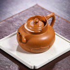 Tea Kettle Creative Handmade Purple Sand Pot Monk Hat Teapot Household Kung Fu Tea Set Collection Ceramic Tea Infuser - Image 7