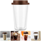 TOYANDONA 350ml Double Wall Glass Coffee Mug, High Borosilicate Cup - Image 6