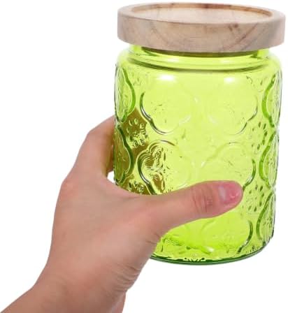 Ipetboom 3pcs Glass Food Storage Jars with Wooden Lids, Coffee Canister - Image 7