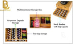 BAMBOO LAND- Extra Large Bamboo K Cup Holder for Counter, 2-Tier K-Cup Organizer Drawer - Image 5