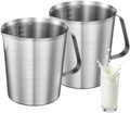 Stainless Steel Metal Measuring Cup w/Handle for Liquid,32&32oz by WELKORCateringEquipment