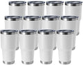 HASLE OUTFITTERS 30oz Stainless Steel Tumbler, Double Wall Vacuum Insulated Travel Mug Tumbler, Durable Insulated Coffee Mug, Gift Box Set (White, 12) by HASLEOUTFITTERS