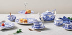 Spode Blue Italian Teacup and Saucer, Set of 4 - Image 2