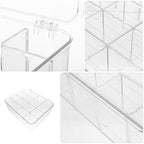 Plastic Tea Bag Holder with 16 Compartments and Lid Organizer - Image 3