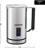 Gourmia GMF215 Cordless Electric Milk Frother & Heater, 3 Function, Detachable Base For Easy Serving, Stainless Steel, Non-Stick Interior For Easy Cleaning - Image 6
