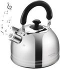 Whistling Tea Kettle for Stovetop, 5L 18/8 Stainless Steel Tea pot by MAXCOOK