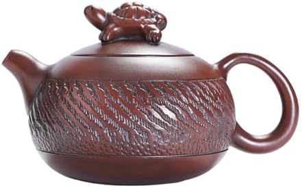 Tea Pots For Loose Tea Purple Pottery Teapot Single Pot Handmade Teapot Home Study Creative Kung Fu Desktop Tea Set Tea Infuser Pot by Unknown