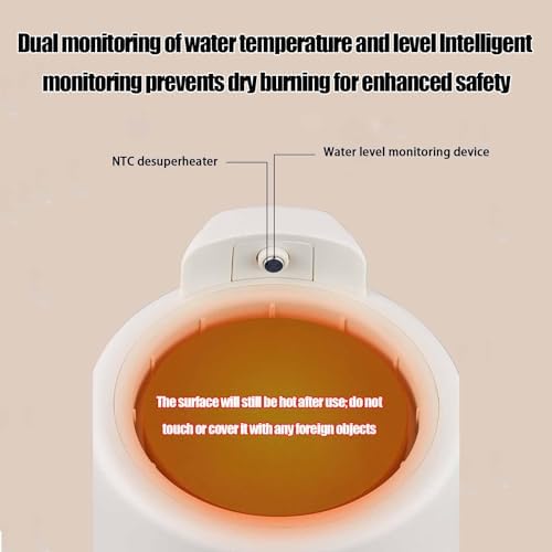 1.2L Glass Electric Kettle with Temperature Control, Anti-Dry-Boil Protection, Fast Boil Glass Health Pot for Home, Office, or Dorm Use - Image 2