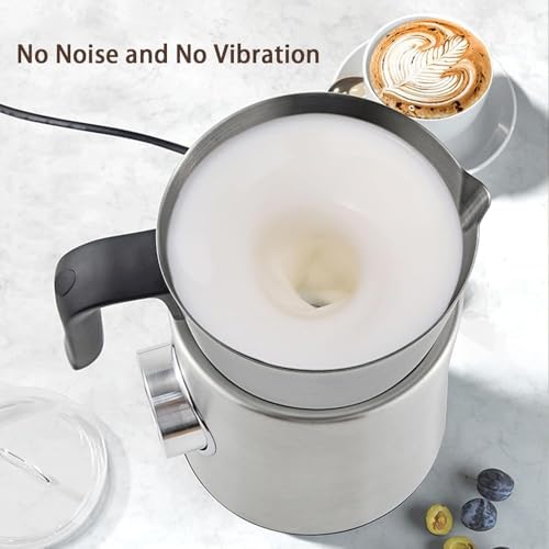 Fully Automatic Milk Frothers, Electric Milk Foaming Machine with Infinite Knob Control, Heating Temperature 65-75°C, Hot and Cold Double for Coffee, Latte, Cappuccino - Image 7