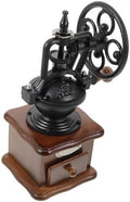 Vintage Manual Coffee Bean Grinder with Hand Crank for Kitchen by ULTECHNOVO