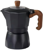 Stovetop Espresso Maker Moka Pot 4 Cup Italian Coffee Maker Color Black by SHAREZEVERMUZE