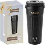 100-240V Travel Portable Electric Kettle 13.5oz 316SS 6 Temperature Control by Geburun