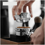 Espresso Coffee Dosing Funnel Compatible 51/53/54/58mm Stainless Steel Coffee Dosing Ring Barista Tools(53 or 54mm) - Image 4