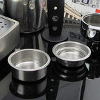 52mm Coffee Portafilter Basket, 1 Cup Double Layer Stainless Steel Pressurized Coffee Filter Basket Bottomless Portafilter Espresso Machines Accessories for EUPA 1817 1819 Gustino 1PCS - Image 5