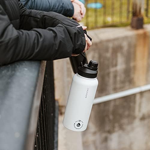 GROSCHE Chicago Steel Vacuum Insulated Tea Infuser Bottle, White, 32 fl oz - Image 4