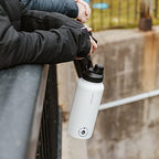 GROSCHE Chicago Steel Vacuum Insulated Tea Infuser Bottle, White, 32 fl oz - Image 4