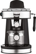 Bella - Pro Series Espresso Machine with 5 bars of pressure and Milk Frother - 8 ounces, Stainless Steel by bella