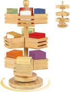 Rotation Tea Bag Organizer For Counter, 3 Tier Tea Bag Holder Organizer For Counter, Rotation Teabag Organizers, Spinned Packet Display Stand, 8 Basket Teabag Caddies For Kitchen Office by Unknown
