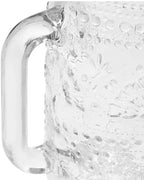 Pioneer Woman Glass Channing 32-Ounce Tumbler with Wood Lid, Clear (2) - Image 5