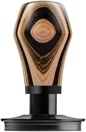 Normcore 51mm Coffee Tamper V4, Spring Loaded Tamper with Titanium PVD Coating Ripple Base, Espresso Tamper Fits 51 mm Portafilters, Colorful Wood Handle - Image 2