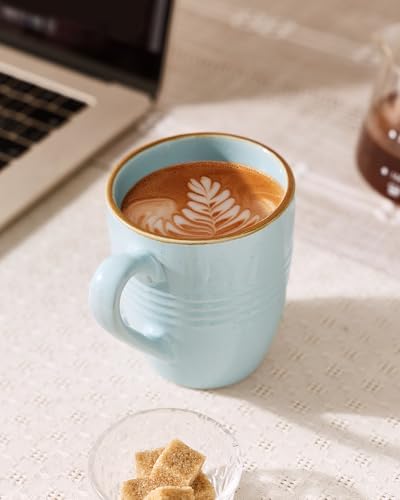 famiware Jupiter Coffee Mugs Set of 6, 13oz Coffee Mug Cups with Handle - Image 3