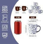10 Oz Ceramic Coffee Mugs Set of 6 - Image 4