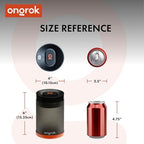 ONGROK Glass Storage Jar with Vacuum Pump Technology, Air Proof Containers to Preserve Smell and Aroma (800ml (2oz)) - Image 5